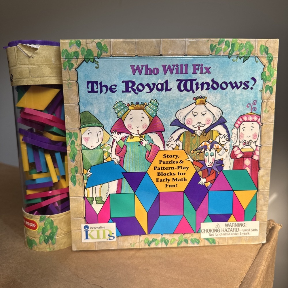 Vintage 2002 JR Groovy Tube Book Who Will Fix The Royal Windows Joanne Mattern